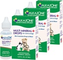 Alkazon Alkaline Multi Mineral Drops dla kotów i psów 124; Mineral Rich Alkaline Drops 124; Bez smaku & Flavorless 124; 1 Pack Yields 10 Gallons Nex124; Serving Size 3 Drops Nex124; 120 Serving (3 Pack)