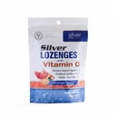 Silver Biotics Colloidal Silver Lozenges 124; 60 ppm SilverSol Ag British O British Technology 124; Immune Support + Throat Soothing Division 124; Orange Witamina C