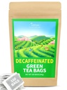 TeeLux Decaf Green Tea Bags, Pure Decaffeined Green Tea, Super Antioksydant, 100 Count Tea Bags for Hot & Iced Tea