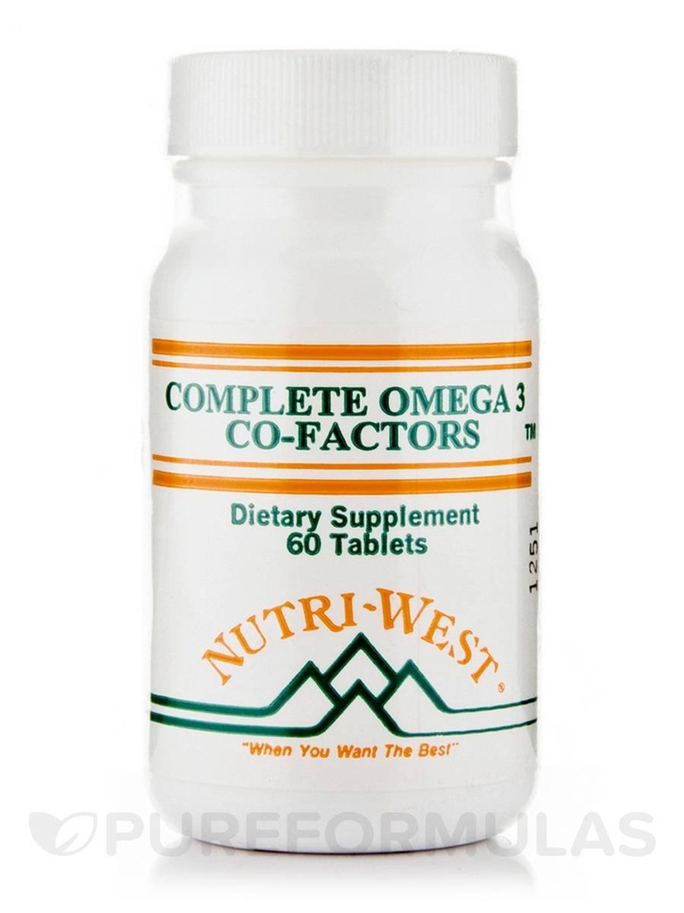 Kompletne Omega-3 Współczynniki (wzór dla dorosłych) - 60 tabletek przez Nutri West