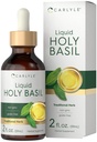 Carlyle Holy Basil nalewka 124; 2 Fl Oz 124; Liquid Extract Supplement Supplement 124; Tulsi Leaf Supplement 124; Wegetariańskie krople 124; Non- GMO, Gluten Free
