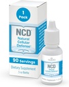 Waiora NCD Zeolite Liquid Drops - Pure Zeolite Binder do immunologicznego Boost, Gut Cleanse, pH Balance, Najlepszy suplement płynny dla mężczyzn i kobiet, pH Balance, Cleansing Drops (0.5oz, 90 Służenie)