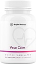 Vaso Calm - Healthy Blood Balance Supplement - Cechy fermentowany czosnek, Seler i Grape Seed Extract, Hibiscus i Witamina K2 - Made in USA
