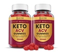 Uzasadnione laboratoria (2 opakowania wielkich wyników Keto ACCV Gummies 1000MG z sokiem winogronowym Sok buraczany korzeń B12 120 Gummys
