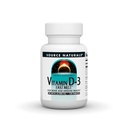 Źródło Naturals Witamina D-3 Szybki top, Wspiera zdrowie kości i immunologiczne * - Black Cherry Peach Flavor - 120 Szybko topniejące tabletki