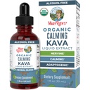 MaryRuth Organics, Herbal Supplement Drop, Calmness & Relaxation, Pack of 1, USDA Kava Root, Cukier / Gluten Free, Support Sleep, Calm & Stress Relief, Wegan, Non-GMO, 30 Służenia