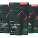 WetriScience Lysine Immunitet Zdrowie Żywienia, 250 mg Lysine Plus Suplement immunologiczny dla kotów i kociąt z alergii, Kichanie, Nękanie, Nose i Watery Eyes, Kurczak, 3 Pack