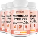 Suplementy menopauzy dla kobiet, 120 Miliard CFU Probiotic, 13- in-1 Herbs & Botanicals Complex, dla hormon menopauzy, Gorące błyski, nocne poty, Mood Swings, zaburzenia snu, Wegan, 240 Kapsułki
