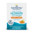 Nordic Naturals Zero Sugar Ultimate Omega Gummy Chews - tropikalne owoce - 54 Gummy Chews - Nie GMO - Optymalne Wellness - 27 Służenia