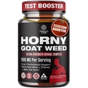 Horny Goat Weed for Men - Extra Siła Mężczyzna Suplement z Black Maca Root, Tongkat Ali, Saw Palmetto & Panax Ginseng Extract for Stamina & Energy - 180 Kapsułki