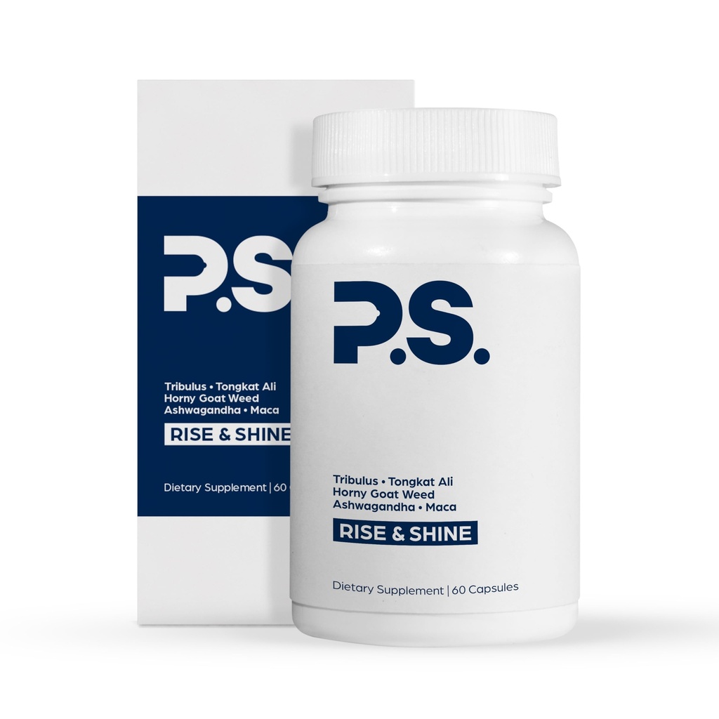 PS Natural Testosteron Booster dla mężczyzn - Premium D3 i Cynk Suplementy dla mężczyzn z Tribulus, Napalone Goat Weed i Tongkat Ali - Test Booster i Suplementy energetyczne (60 Kapsułki)