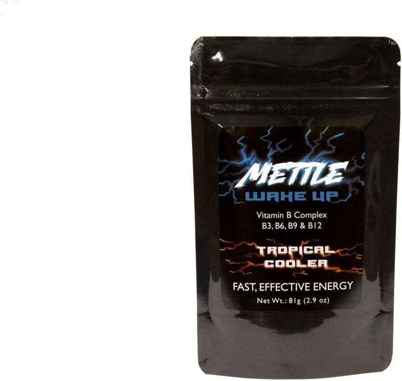 Energy Drink Proszek - 25 Słupy 124; Cukier wolny 124; 200mg Kofeina - Mettle Energy Drink Mix (Tropical Cooler)