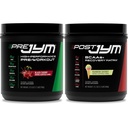 PRE JYM 30 Black Cherry & Post JYM Rainbow Sherbert Post- Workout 30 Sługi Odzysk mięśni Drink