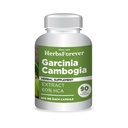 Herbsforever Garcinia Cambogia Extract Supplement Agregat 124; Wspiera zdrowe zarządzanie stylem życia i wagą 124; Naturalny wzór ziołowy 124; 90 Kapsułki wegetariańskie dla dorosłych