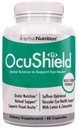 OkuShield Eye Health Witamina Wsparcie dla Zdrowych Oczy, Nocne widzenie z Saffron, Luteina i Zeaksantyna, Eye Nutrigents to Protect & Stymulate Ocular Health, Jedna butelka