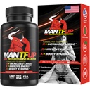 MANTFUP Vitality Enhancer dla mężczyzn 124; Fast- Acting Testosteron Booster & Daily Supplement to Support Mężczyzna Health & Libido British 124; Potenciadores de Testosterona British 124; Made in USA (1 Month Supply, 60 Capplets)