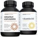 Kurkumina SMARTERNUTRITION - Moc i wchłanianie + Witamina D3 na bazie plantatora Wsparcie immunologiczne z Vegan K2 Complex