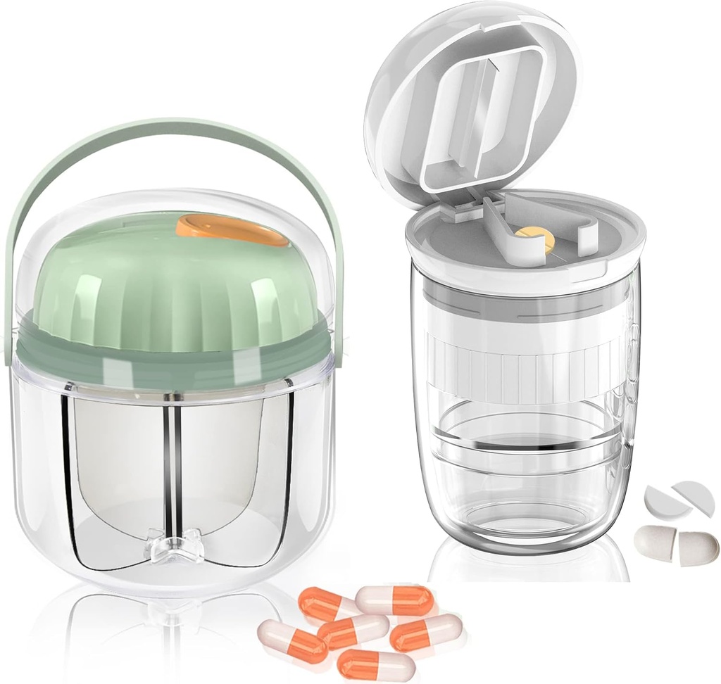 Globals Pill Organizer, Pill Crusher, Cutter i Splitter