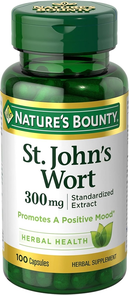 Nature 's Bounty St. John' s wort 300 mg Caps, 100