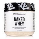 NAKED Vanilla Serwatka Protein 1Lb, Tylko 3 Składniki, Natural Grass Fed Protein Serwatka Proszek + Vanilla + Kokosowy Cukier - GMO- Free, Soy Free, Gluten Free.