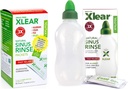 Xlear Natural Xylitol Sinus Rinse Refill, Neti Pot Saline Packets - Oczyszczacz nosa do szybkiego ciśnienia i odciążenia, współpracuje z większością Nasal Nawadniania Systemów, 50 Hrabia i 1 Butelka płukania