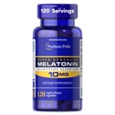 Puritan 's Pride Premium Super Siła Melatonina 10 mg Sleep Aid, Suplement diety dla Dźwięku, Restful i Dłuższe Sleep Support, 4 Supply Month, 120 Kapsułki szybkiego uwalniania (Packaging May Vary)