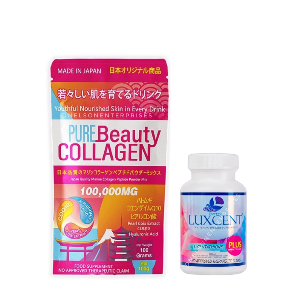 & Luxcent Glutathione Caps Duo, Japonia Made & Formated - 1 Miesiąc dostaw