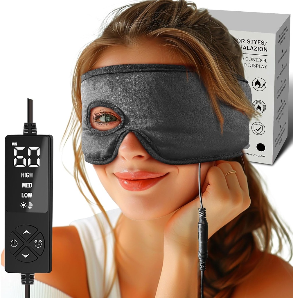 Leczenie Stye Eye Heated Eye Mask - Eye Stee Remover, Ciepły kompres dla oczu, wilgotne cieplne Eye Compress dla Stye i Blepharitis Relief, Ogrzewanie oczu Pad do leczenia Chalazion