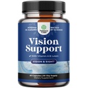 Kompletny suplement do zdrowia oczu dla dorosłych - Lutein 20mg na porcję vitamin do oczu Vision Dry Eyes Pressure and Blue Light Protection - Suplement dla dorosłych z Beta Carotene Eyes