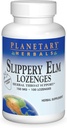 Planetarne zioła Śliski Elm Truskawki Lozenges, Herbal Throat Support, 100 Lozenge