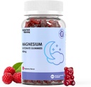 Glucynian magnezu Gummies 400mg, suplement Glucynian magnezu wolny od cukru dla dorosłych, Mięśnie, Podtrzymywanie kości - 60 Gummies organicznych