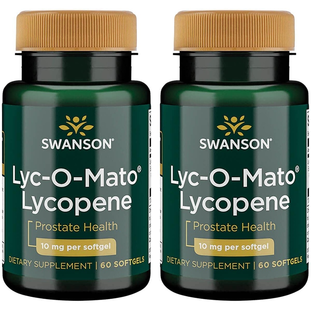 Swanson Lyc- O- Mato Lycopene 10 Miligramów 60 Sgels (2 opakowania)