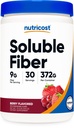 Nutricost Rozpuszczalny Fiber (Berry Flavored) 30 Służenia - Wegan, Non-GMO, Gluten Free