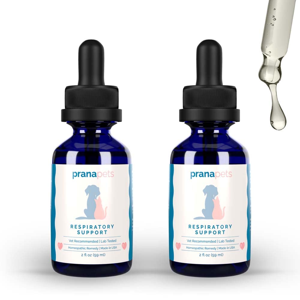 PranaAnimal Research Supplement Supplement for Dogs & Cats Agregates 124; Naturalne promowanie optymalnej funkcji oddechowej u zwierząt domowych 124; Bezpieczne pomoce z objawami sezonowych alergii