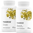 CRONE - Bone Health Bundle - Witamina D3 & Witamina K - Wspiera zdrowe kości, mięśnie zębów, sercowo-naczyniowe i funkcje immunologiczne - 30 do 60 Służb