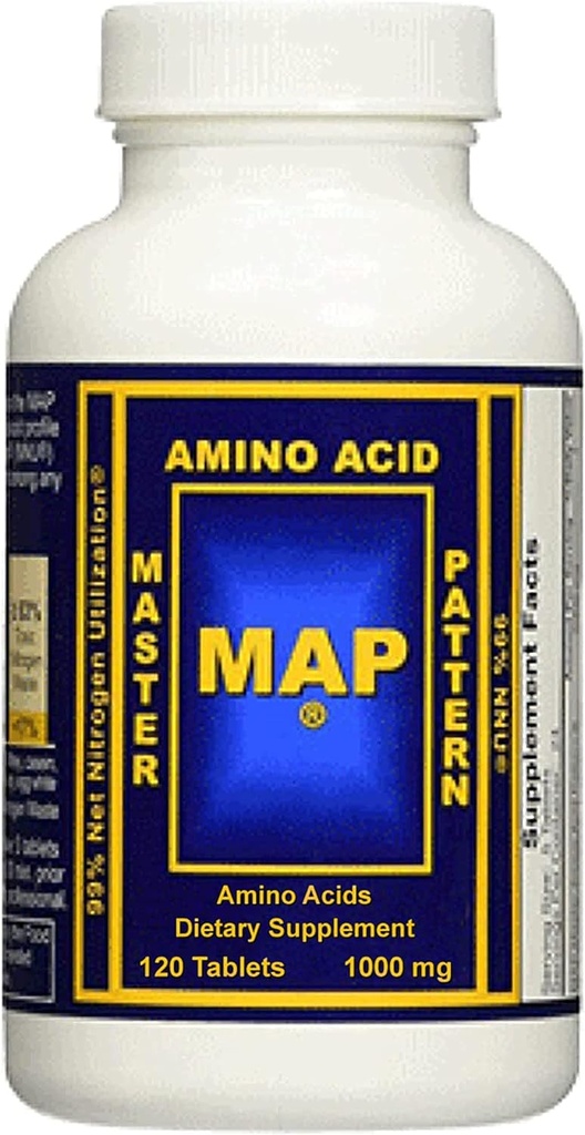 INRC Master Amino Acid wzór Mapa Muscle Building Tablets, 360 Count