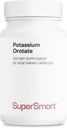SuperSmart Supplement Potasu Orotin 450mg dziennie (Enhanced Absorption) - Potas z kwasem orotycznym 124; Non-GMO & Gluten Free - 60 Kapsułki wegetariańskie
