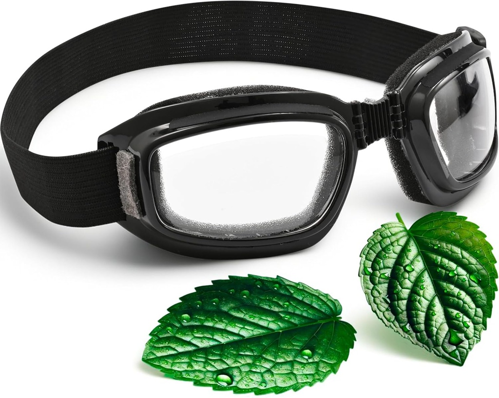3D Suche Okulary Relief Eye z Moisture Pads i wygodne miękkie Cushion - Hydrating Silikon Suchy Eye Maski z Hydrating Chamber Design, Uniwersalny Pat na dzień i noc użytkowania (przezroczysty)