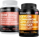 Ceylon Cynamon (1pk) i wsparcie menopauzy (1pk) Suplement Bundle - Potenne witaminy dla serca, Metabolizm, Hormon i Wsparcie immunologiczne - Non-GMO, Wegan, Gluten- Free