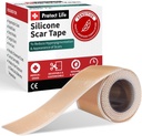 Protect Life Silicone Scar Arkusz 1.6 "x 118" Roll- 3M - Taśma medyczna klasy Scar dla Keloid Bump Removal - wielokrotnego użytku Taśma silikonowa Scar Removal Paps, Łaty do chirurgicznych Scars, C Sekcja