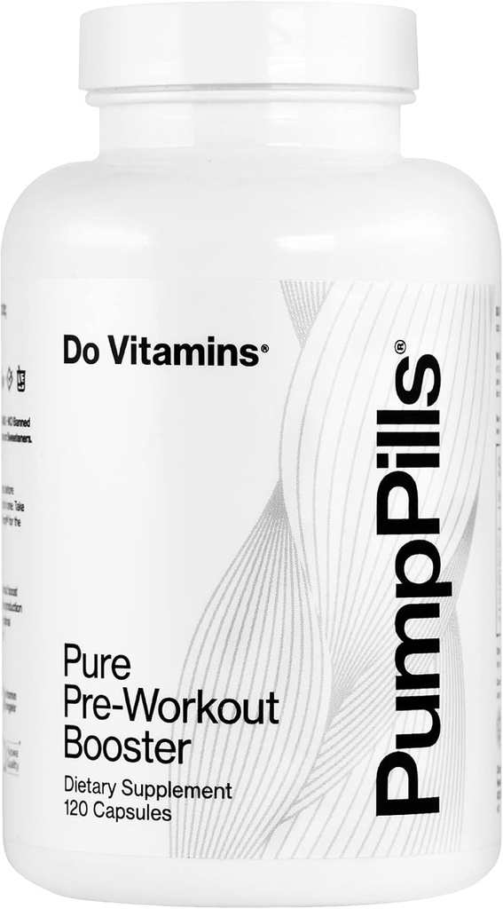 PumpPills Aciric Oxyde Supplements for Men & Women - L Citrulline L Arginine Supplement - Stymulant Free Workout Pills - Aciric Oxyde Booster - Vegan, Paleo, Keto (120 kapsułki)