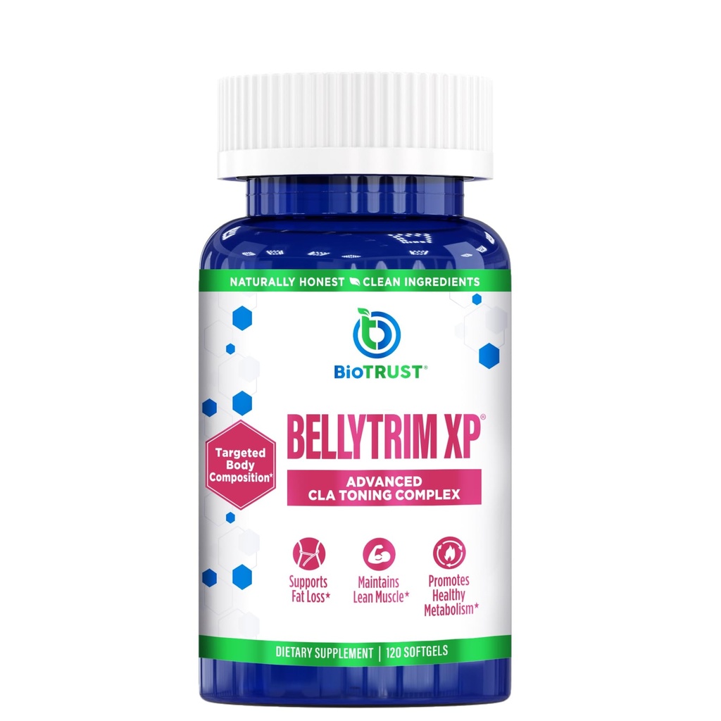 BioTrust BellyTim XP Advanced CLA Toning Supplement, Conjufared Linoleic Acid (60 Sług)