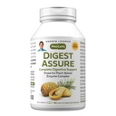 ANDREW LESSMAN Digest Assure 180 Kapsułki - Kompleksowy Mieszanka Potężnych Enzymów Naturalnych do Wsparcia i Wzmacniania Zdrowia Trawiennego, Wegetariańskie Enzymy Sourced, Małe Łatwe do Połknięcia Kapsułki