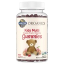 Garden of Life Organics Kids Gummy Vitamin - Owoce - Certified Organic, Non-GMO & Vegan Complete Children 's Multi - B12, C & D3 - Gluten, Soy & Dairy Free, 120 Prawdziwe Owoce Chew Gummies
