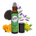Wild Essentials Motion Ease Esential Oil Roll On, 10 ml Motion Choroby, Nudności, Upset Stomach, Vertigo, Dizzy, Seasick, Carsick, Made with Organic Jojoba Oil, Gotowy do użycia, Nawilżacz, Wszystkie naturalne