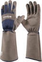 COOLJOB Thorn Proof Rose Pruning Garden Gloves for Men, Long Sleeve Paded Yard Work for Bush, Blackberry, Cactus, Heavy Duty / Puncture Resistant / Machine Waslable, Xlarge, Navy