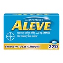 Aleve Caplets, Naproxen Sodu 220 mg (NLPZ), Ból Reliever / Fever Reducer, # 1 Chirurg ortopedyczny Zalecane, 270 Liczba