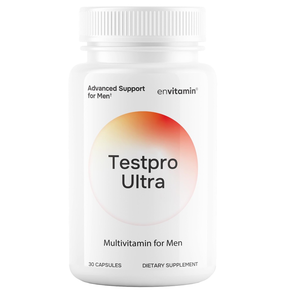 Testpro Testosteron Ultra Wsparcie dla mężczyzn z kozieradką, Tribulus & Maca