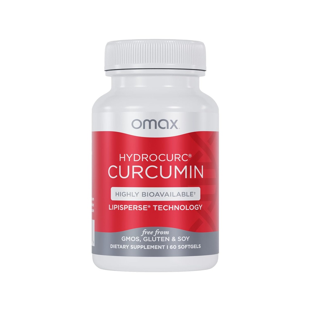 Omax3 Turkuminowe Kurkumy HydroCurc Softgels, Wysoce Biodostępne, Nanoparticle potencja & Absorpcja (60 Softgels)