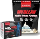 Myogenex Myovite Multivitamin & Myolean Vanilla Protein Bundle - Kompletna codzienna odżywka z 40g wysokobiałkowej serwatki - Support Energy, Wzrost mięśni i odzysk
